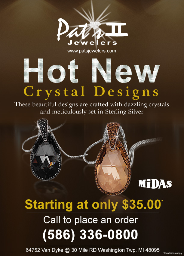 Hot New crystal designs by Midas
